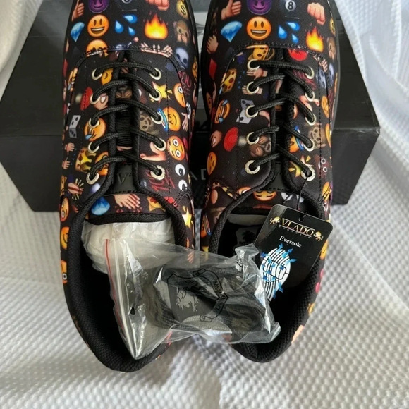 Vlado Footwear Milo Low Top Canvas Emoji Sneaker Men’s Size 12 New with Box - Picture 10 of 14